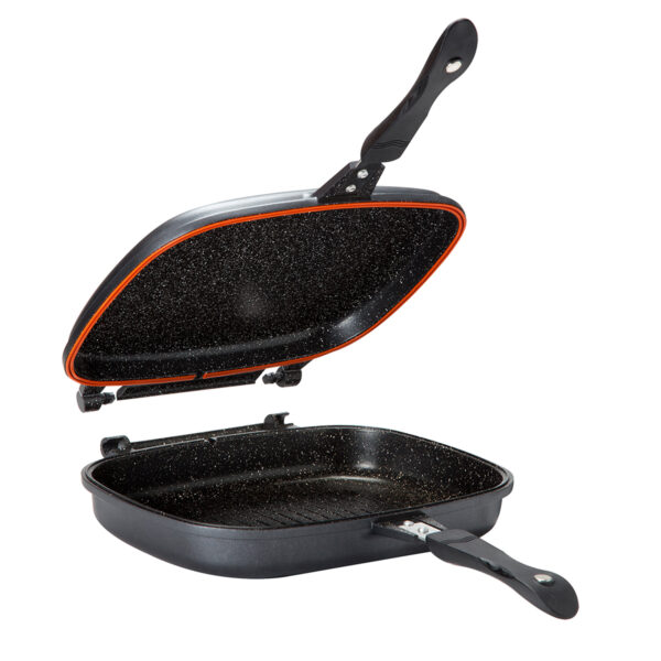 Double fry pan/ double Grill 32 cm